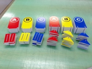 パネルを使ったゲームの的