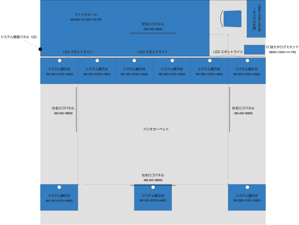 間口6m×奥行き6m×高さ2.7m
